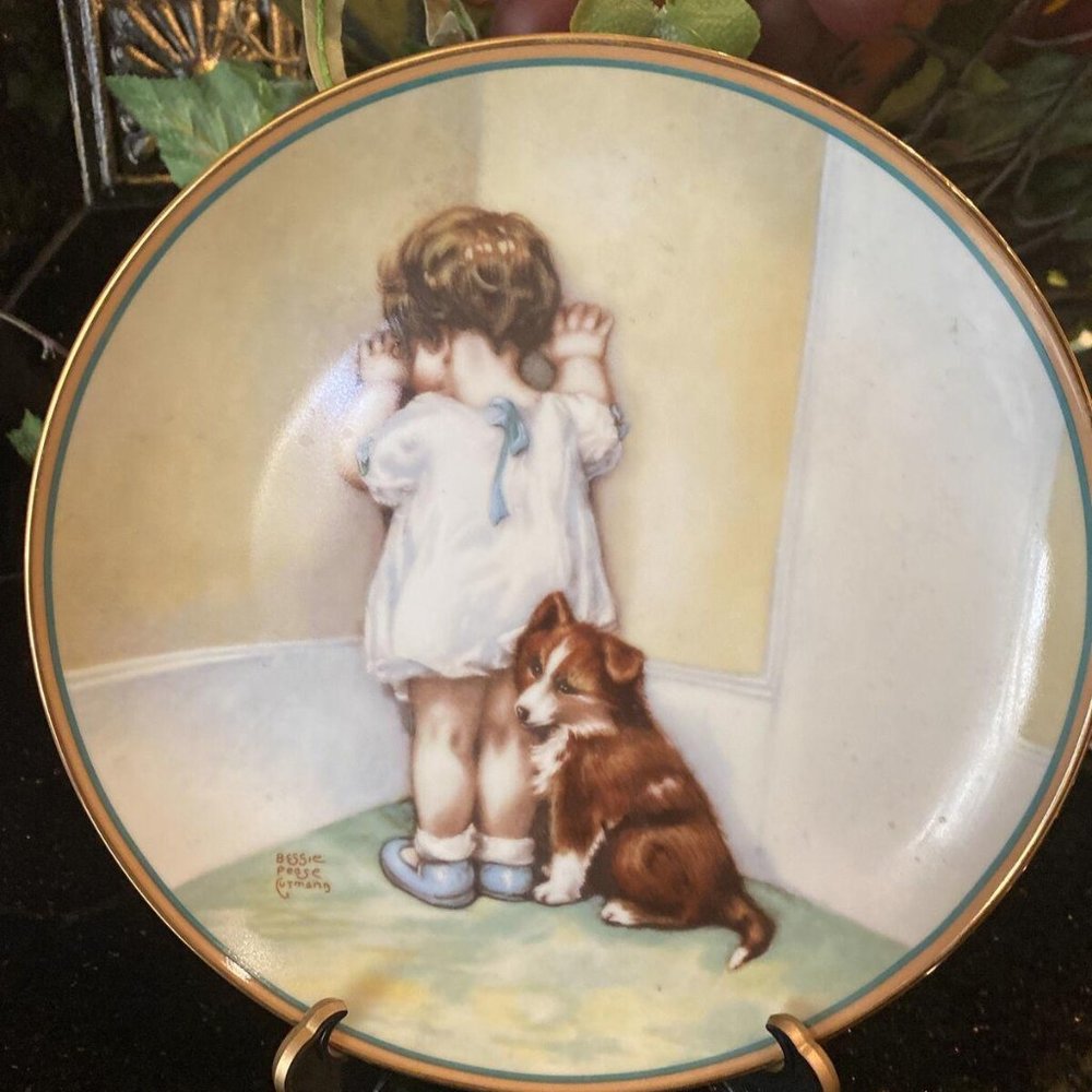 Child's Best Friend In Disgrace Collector Plate Hamilton Collection #4791E